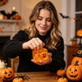 thumbnail image 5 of Aoznliie Squeeze Toys, Halloween Pumpkin Squishies Stress Relief Cube, Ultra-Soft Slow Rising Squeeze Toy for Kids Adults, Halloween Gifts Fidget Toy for Party Favors, 3.15x3.15 inch, 5 of 9