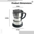 thumbnail image 4 of Multifunctional Electric Coffee and Grain Grinder, 15.9 oz (450 g) Capacity, Eight-Blade Design, Stainless Steel Body, Includes Extra Blade Set, Electric Spice Grinder for Home Use, 4 of 5