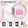thumbnail image 2 of Correa De Acrílico+case Para Apple Watch 40mm 41mm 44mm 45mm, 2 of 8