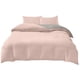 thumbnail image 2 of Juego de cama de 4 piezas para dormitorios | Poliéster suave lavado | Tamaños individual y matrimonial | Diseño reversible | Incluye funda nórdica, sábana ajustable y 2 fundas de almohada, 2 of 6