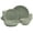 Green, variant on Gibson Elite Malibu Shore 16 Piece Scallop Stoneware Reactive Glaze (Service for 4) Ceramic Plates and Bowls Dinnerware Set - Black