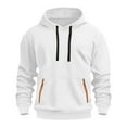 thumbnail image 4 of Mgmyaa Men's Hoodie with Kangaroo Pocket Ribbed Cuffs Athletic Pullover Sweatshirt for Gym Training Casual Loungewear, 4 of 4