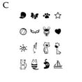 thumbnail image 2 of Herbal Juice Small Fresh Tattoo Stickers Cute Finger Semi-Permanent Tattoo Stickers 1Pcs, 2 of 7