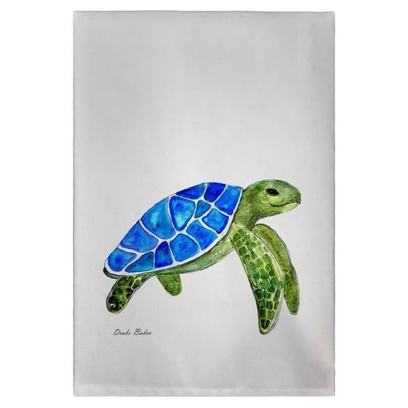 Betsy Drake GT1387 Drakes Sea Turtle Guest Towel
