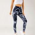 thumbnail image 4 of Iyufng Yoga Leggings for Women,Yoga Pants Plus Size Clearance,Women's Gradient Print Leggings Fitness Running Tight Yoga Pants,Womens $15 & under, 4 of 7
