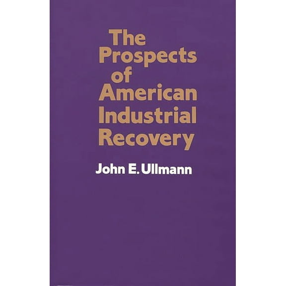The Prospects of American Industrial Recovery (Hardcover)