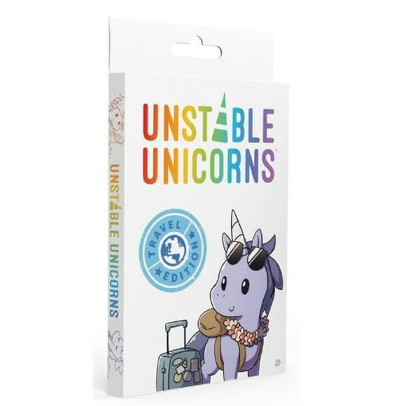 Teeturtle Unstable Unicorns Teeturtle Travel Edition - A Strategic Card Game And Party Game For Adults & Teens