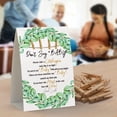 Fun Baby Shower Clothespin Game Don't Say Baby Sign with Stand and 50
