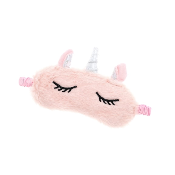 Vocoste 1 Pc Cartoon Sleep Mask Soft Eye Shade Cover for Rest 7.48"x5.51" Pink