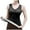 Black, variant on GJSYRH Women Thermal Lined Underwear Tops Floral Lace Undershirt Slim Fit Stretchy Comfy Warm Camisole Tank Tops