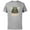 Athletic Heather, variant on Grogu The Mandalorian Halloween Skeleton Boo - Short Sleeve Cotton T-Shirt for Adults - Customized-Natural