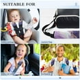 thumbnail image 5 of 2 Pcs Seat Belt Strap Covers Pad for Car Soft Flannel Car Seat Belt Shoulder for All Cars Abstract Dark Purple Marble, 5 of 8