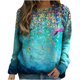 thumbnail image 1 of Moda mujer Casual O-cuello manga larga pulóver blusa Tie-dye sudadera de moda Fridja  fksj2462, 1 of 5
