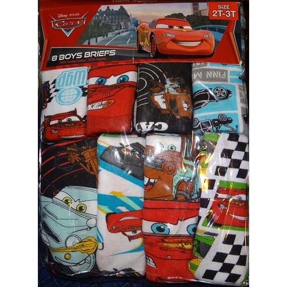 Disney Pixar Cars 8 Boys Briefs Handcraft 2T-3T