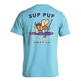 thumbnail image 2 of Puppie Love Sup Pup Adult Short Sleeve T-Shirt-Sky-medium, 2 of 4