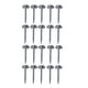 thumbnail image 1 of 2x 10 piezas de estacas para tienda de campaña, estacas de jardín, resistentes con orificio, estacas duraderas para toldo, clavo portátil para, 1 of 9