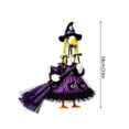 thumbnail image 2 of Sruoe Halloween Porch Goose Outfits with Witch Hat, 23 Inch Porch Goose Clothes, Goose Clothes Dress, Duck Sculpture Clothes for Lawn Statue Cement Statue Yard Patio Party Decoration, 2 of 7