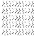 thumbnail image 1 of DEBGFS Fly Fishing Snaps Stainless Steel Quick Change  Fast Easy Fly Hook Snap  Combo Hook Snaps,mcode, 1 of 6