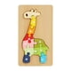 thumbnail image 1 of Rompecabezas de madera, juego de juguetes para niños, juguete de viaje para guardería para niños y niñas. Jirafa, 1 of 9