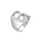 thumbnail image 1 of Chunky Wide Hollow B Letter 3Colors Metal Anillos de apertura ajustables Iniciales Nombre Alfabeto Anillo para fiesta femenina Joyería de moda Redimensionable Gao Jinjia LED, 1 of 2