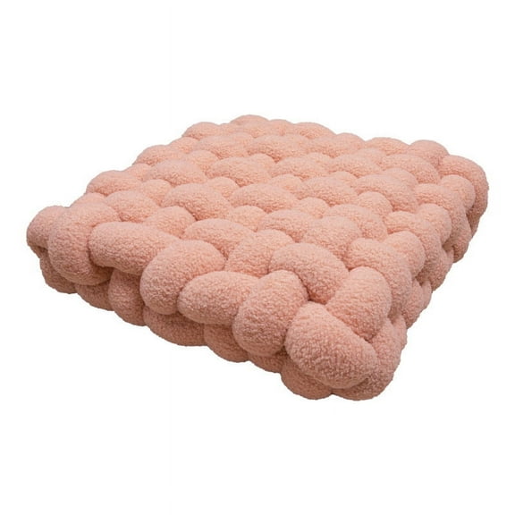 Lamb plush pillows, square woven seat cushions, sofa cushions, plush pillows, decorative window cushions