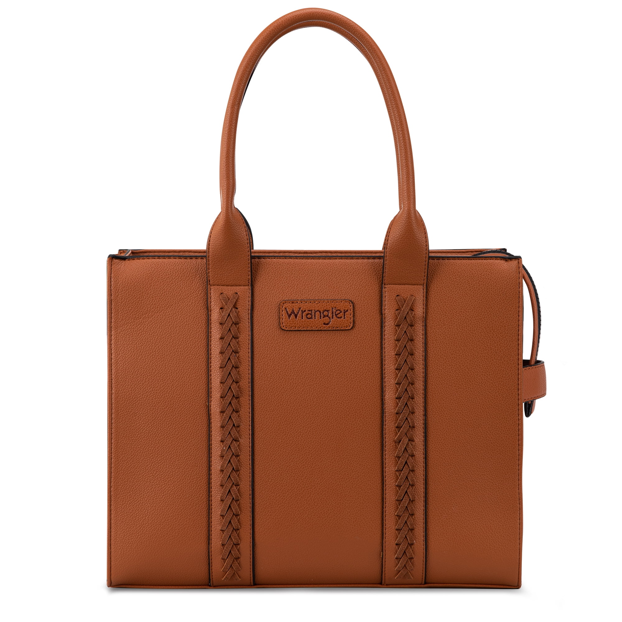 Wrangler Large Tote Bag for Women Shoulder Purse with Strap Vintage Top-Handle Handbags
