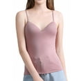 thumbnail image 1 of Débardeur Femme Ajusté Col en V Profond Crop Top d'Été avec Coussin, 1 of 8