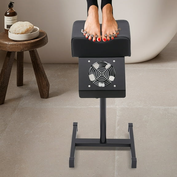 Pedicure Stool Chair with Dust Cleaning Fan, Salon Lift Stool with Adjustable Height 18.9-26.7in, Manicure Nail Beauty Stools Stand for Home Beauty Salon Spa Tattoo