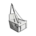 thumbnail image 1 of tredstone Adjustable Webbing Emergency Seat Innovative Dog Car Seat With Patent Buckles For Secure Light Gray, 1 of 6