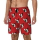 thumbnail image 1 of Fotbe Bulldog Red Traje de Baño para Hombre – Shorts de Natación de Secado Rápido con Forro y Bolsillos-X-Large, 1 of 6