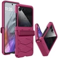 thumbnail image 1 of Funda GooseBox para Motorola Razr 2025, color magenta, protector de privacidad, 1 of 9