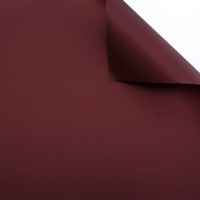 Nvzi matte solid color paper thickened opaque flower packaging paper, single color candy colored Eurasian paper, bouquet packaging paper (wine red)
