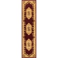 thumbnail image 1 of Unique Loom Versailles Medallion Motif Rug 2' x 8' Runner Burgundy/Ivory, 1 of 5