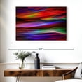 thumbnail image 3 of Elephant Stock In The Distance Wall Art - Horizontal Canvas Wall Art - Living Room Wall Decor - Abstract Canvas - Brown And Blue Decor By Ursula Abresch - 39" x 26", 3 of 8