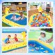 thumbnail image 5 of Fuente Pulverizadora 170 * 103 cm / 67 * 41 pulgadas Gran piscina de aspersores inflables para niños Lindo dinosaurio Salpicaduras de agua Almohadilla de juego Piscina Verano Juguetes acuáticos Piscin Abody Fuente Pulverizadora, 5 of 7