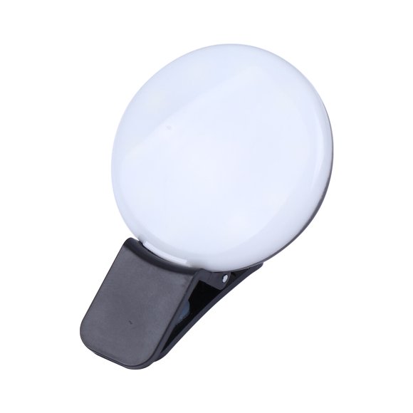 TAILTOSS Selfie Circle Light Plastic Black Makeup Lighting For Content Creators 1Pcs