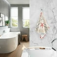 thumbnail image 2 of Yayeee 100% Cotton Hand Towels for Bathroom 16" x 28" Soft Absorbent Kitchen Towel, Light Starfish, 2 of 7