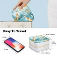 thumbnail image 4 of Mother's Day Kangaroo Compact Jewelry Box Organizer with Imitation Metal Zipper and Small Grid for Rings, Earrings, Bracelets – Stylish and Exquisite Design, 4 of 6