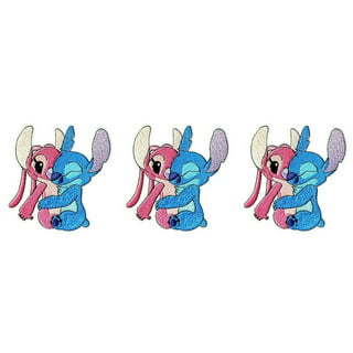 Lilo And Stitch Characters 3 Inches Tall Embroidered Iron On Patch 