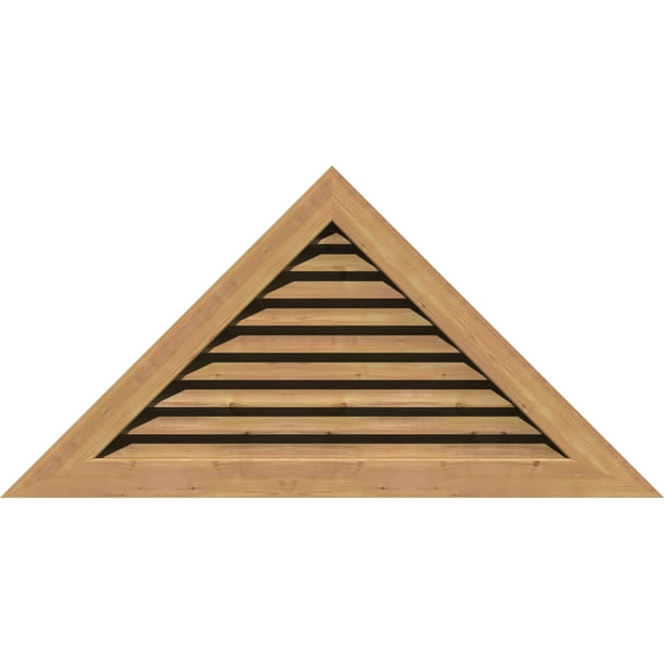 68"W x 34"H Triangle Gable Vent (80 1/8"W x 40"H Frame Size) 12/12