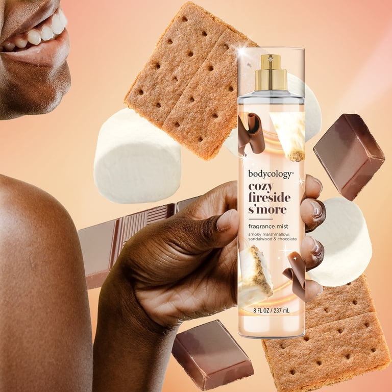 Bodycology, Fragrance Body Mist, 8 fl oz, Cozy Fireside S'more