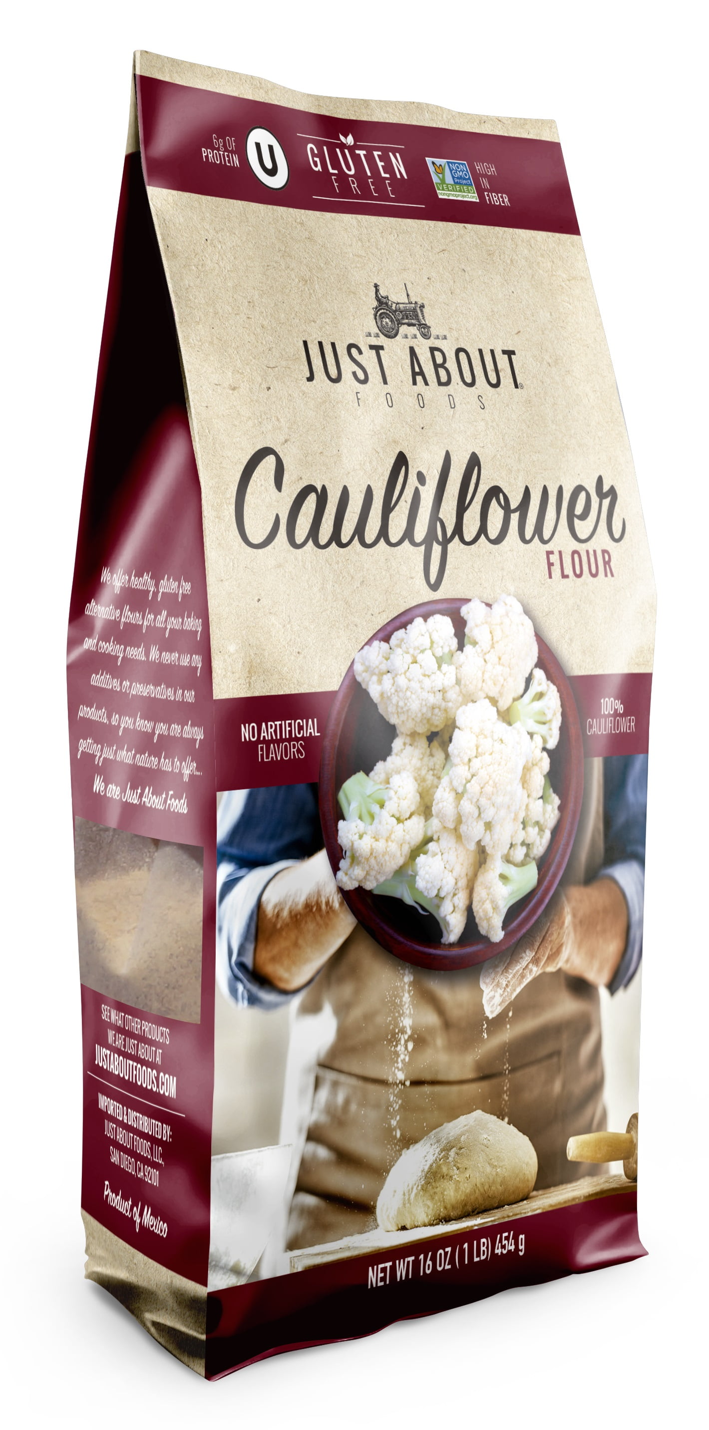 Just About Foods Cauliflower Flour 1 lb