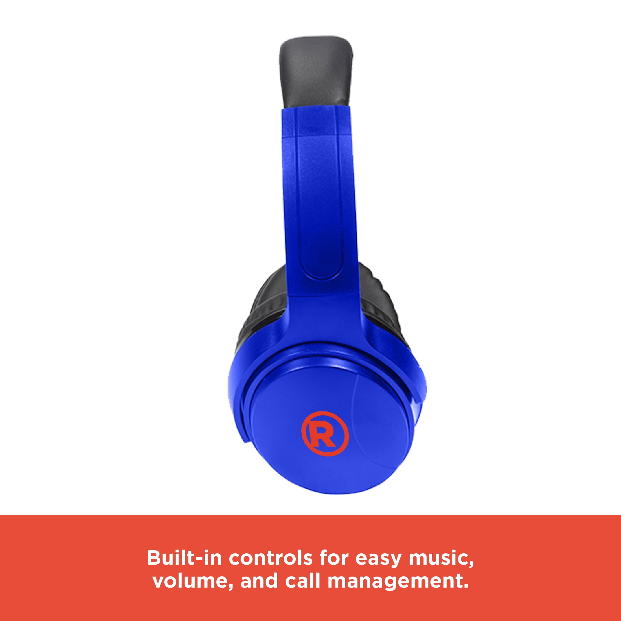 RadioShack Bluetooth Headphones V5.0 (250MAH, Blue)