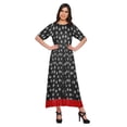 thumbnail image 1 of Moomaya Robe Kurta Imprimée Tenue d'Été Kurti pour Dames Tunique Longue Hauts pour Femmes, 1 of 5