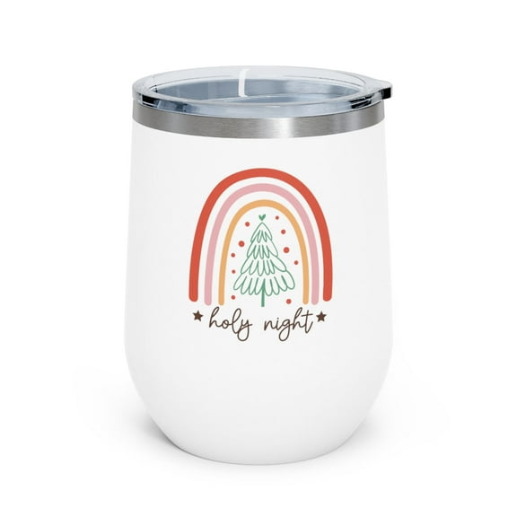 Holy Night - Holiday 12oz Insulated Wine Tumbler