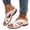 White, variant on YOUYEDIAN Orthopedic Casual Sandals for Women Arch Support Flat Wedge Sandals Wide Width Slip on Non Slip Orthopedic Slippers Beach Foam Shoes