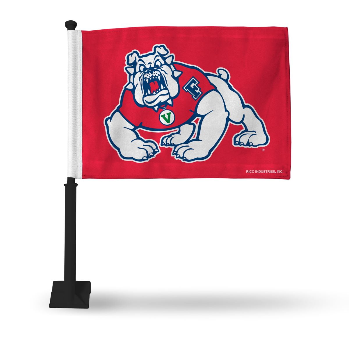 Photo 1 of Fresno State Bulldogs NCAA 11x14 Window Mount 2-Sided Car Flag