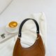 thumbnail image 4 of Bolsa de axila para mujer Bolsa de mano de media luna con cremallera para dama (marrón) Ndcxsfigh Para Estrenar, 4 of 9