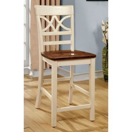 Counter Height Dining Chair - Furniture of America Seaberg Country Counter Height Dining Chair - Set of 2