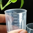 thumbnail image 4 of Pack de 100 Tasses à Mesurer Graduées Tasse à Mesurer en Plastique 30ml Dyy Cuisson Gobelets de Laboratoire en Plastique avec des Échelles de Cuisson Récipient Réutilisable Transparent, 4 of 5